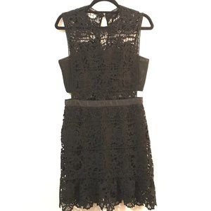 NWT Romeo & Juliet Couture Black Lace Cutout Dress